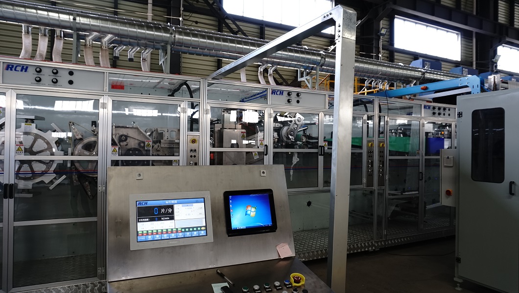 Fully Automatic Baby Diaper Manufacturing Machine