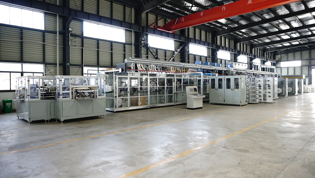 Fully Automatic Baby Nappy Manufacturing Line