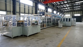 Full Servo Baby Diapers Producing Line